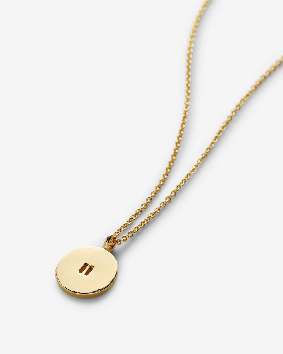 Pause Necklace Gold