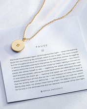 Pause Necklace Gold