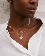 Pause Necklace Gold