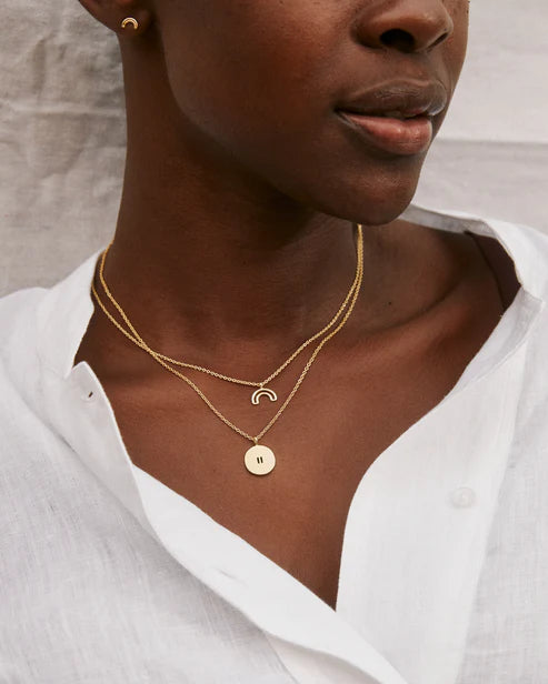 Pause Necklace Gold