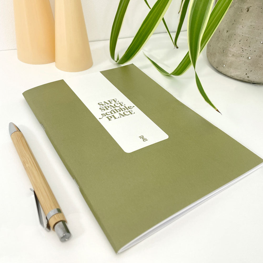 Safe Space Scribble Place - A Notebook – Grief and Co