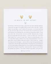 Always In My Heart Earrings Gold